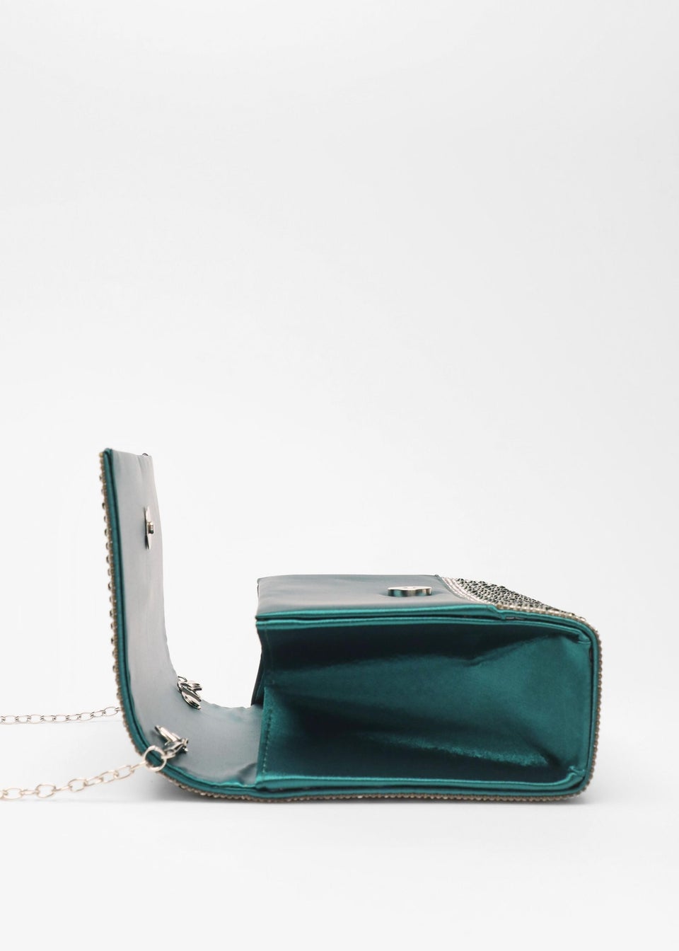 Silver clutch clearance bag matalan