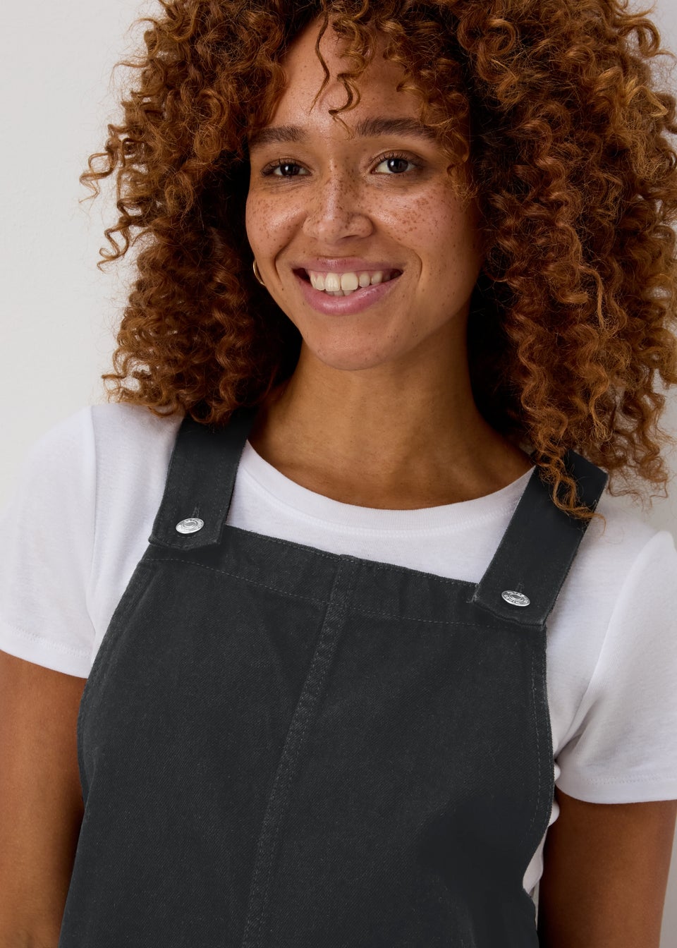Black Pinafore Dress