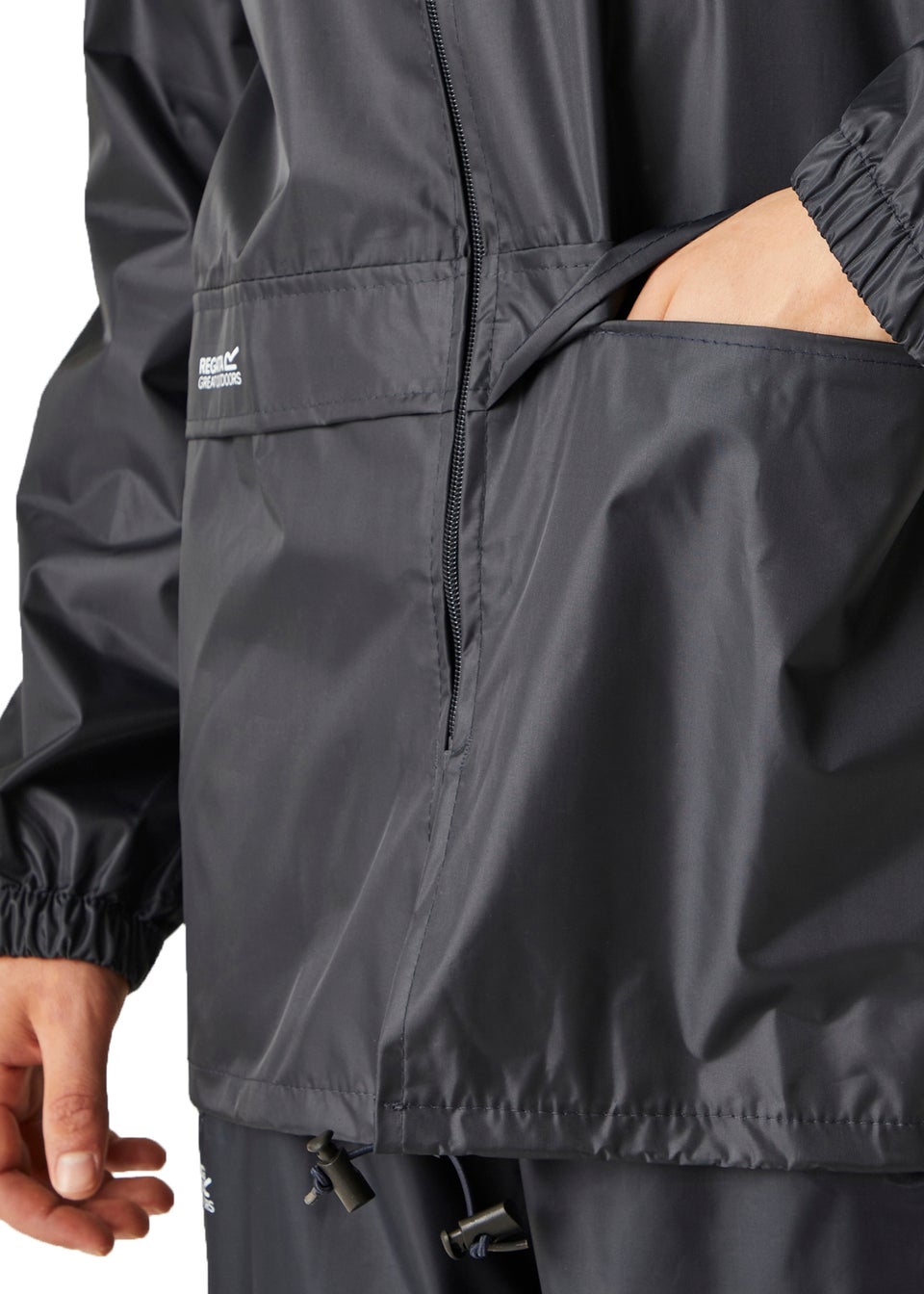 Regatta Black Storm Breaker Packable Jacket
