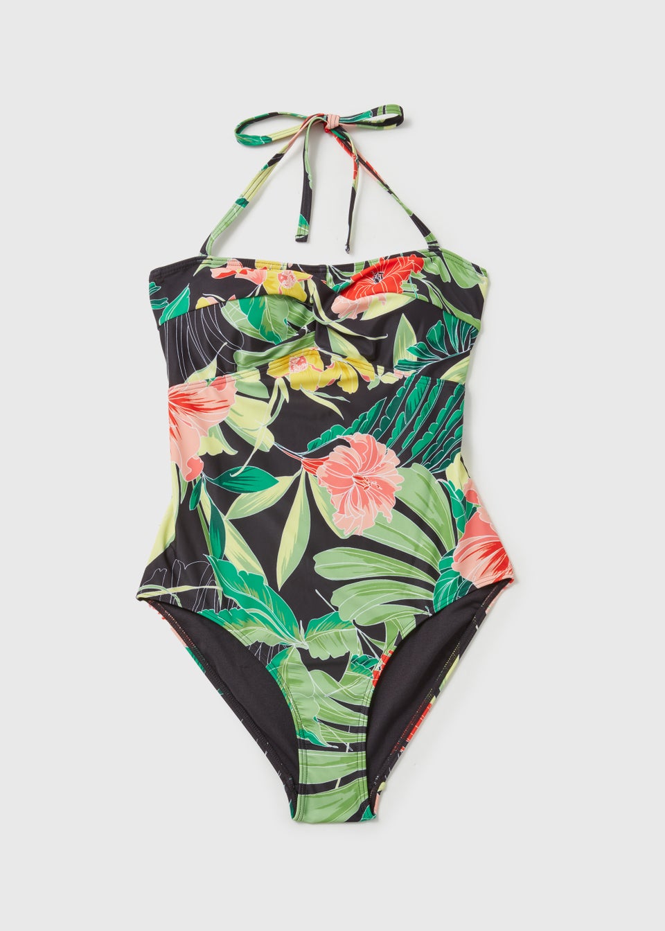 Multi Tropical Floral Swimming Costume