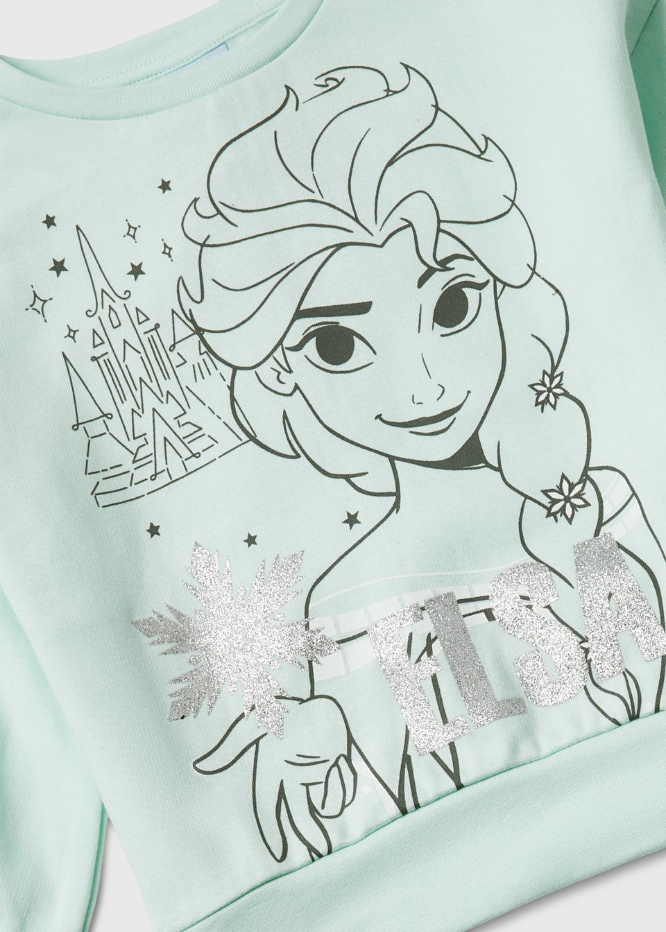 Kids Mint Elsa Print Sweatshirt & Leggings (4-9yrs)