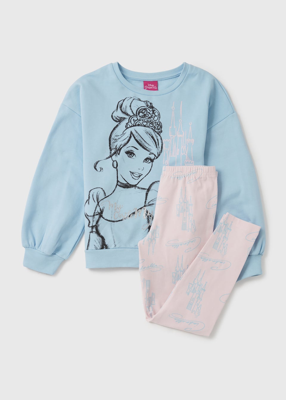Girls Cinderella Pyjama Set (4-9yrs)