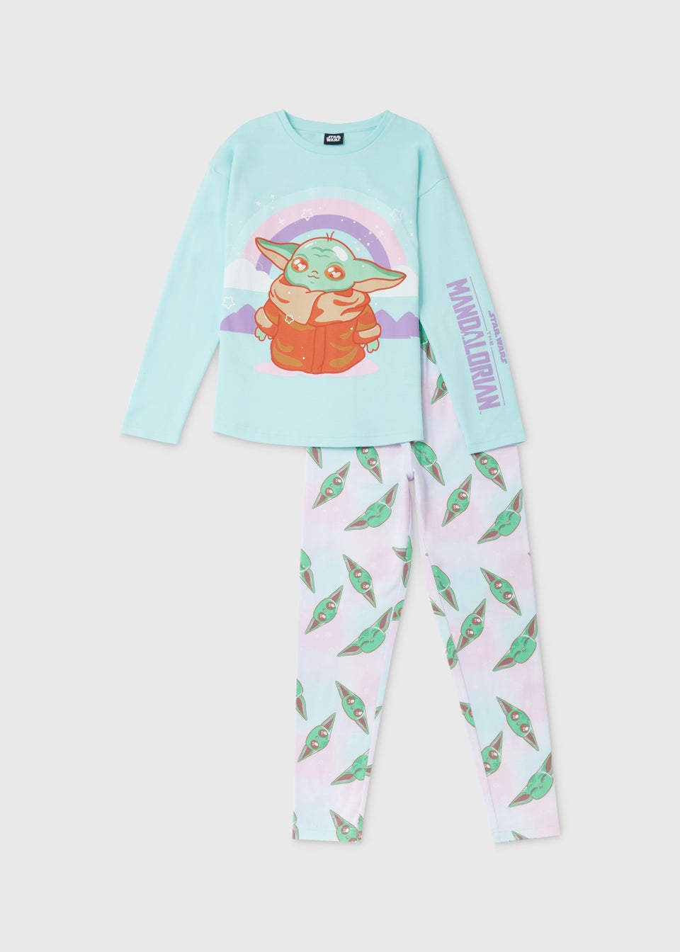 Kids Lilac Mandalorian Ombre Pyjama Set (4-12yrs)