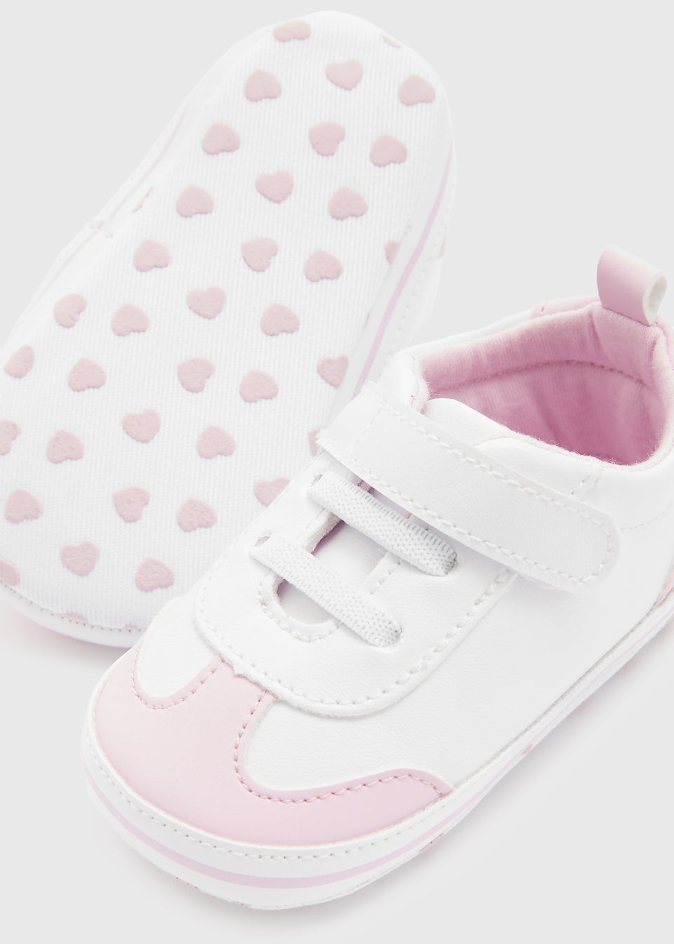 Baby girls white discount trainers