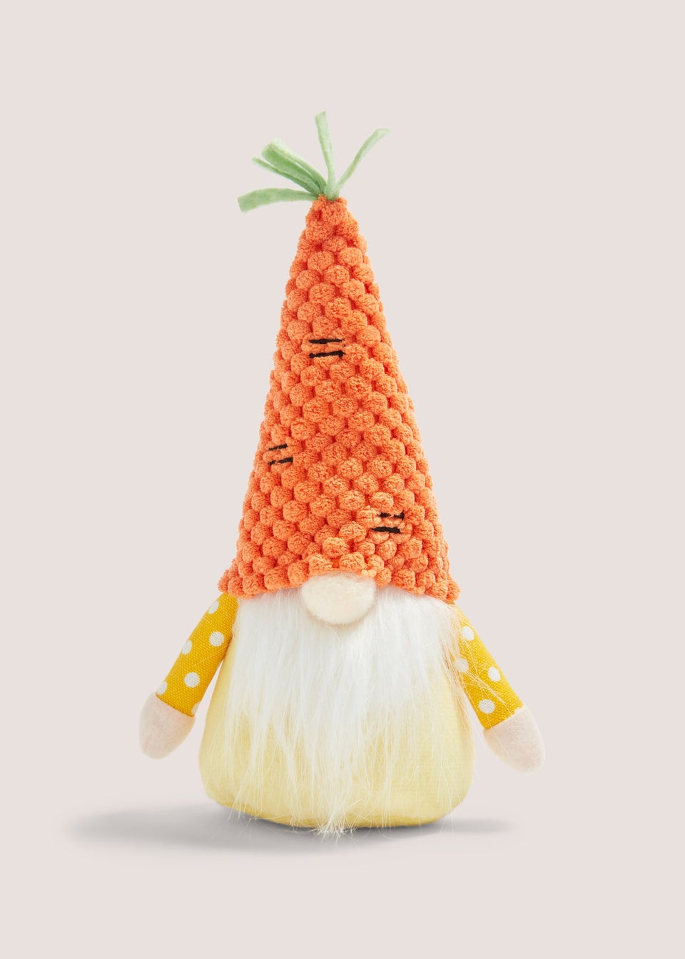 Small Carrot Hat Gnome (20cm x 8.5cm)