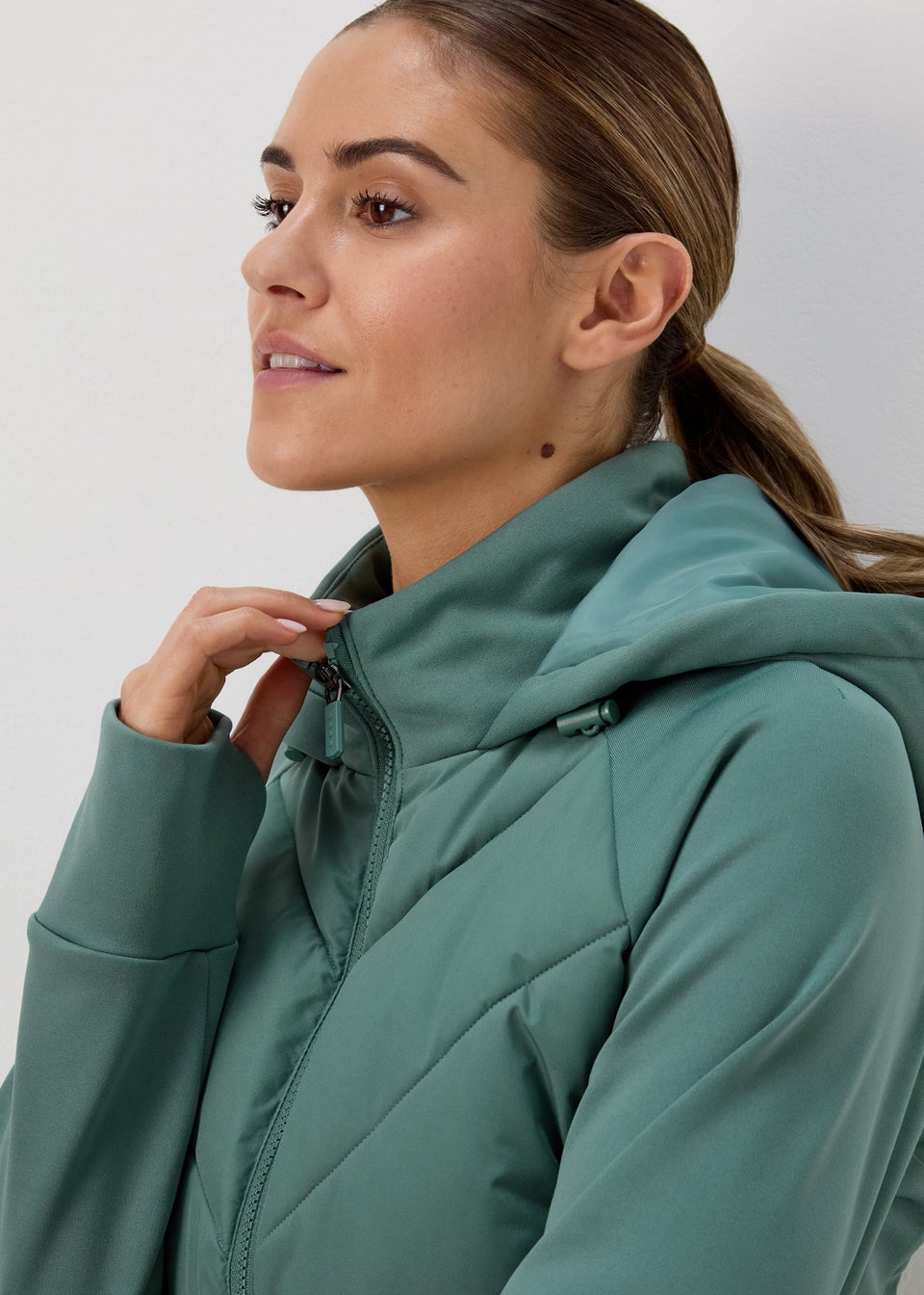 Souluxe Teal Gym Coat