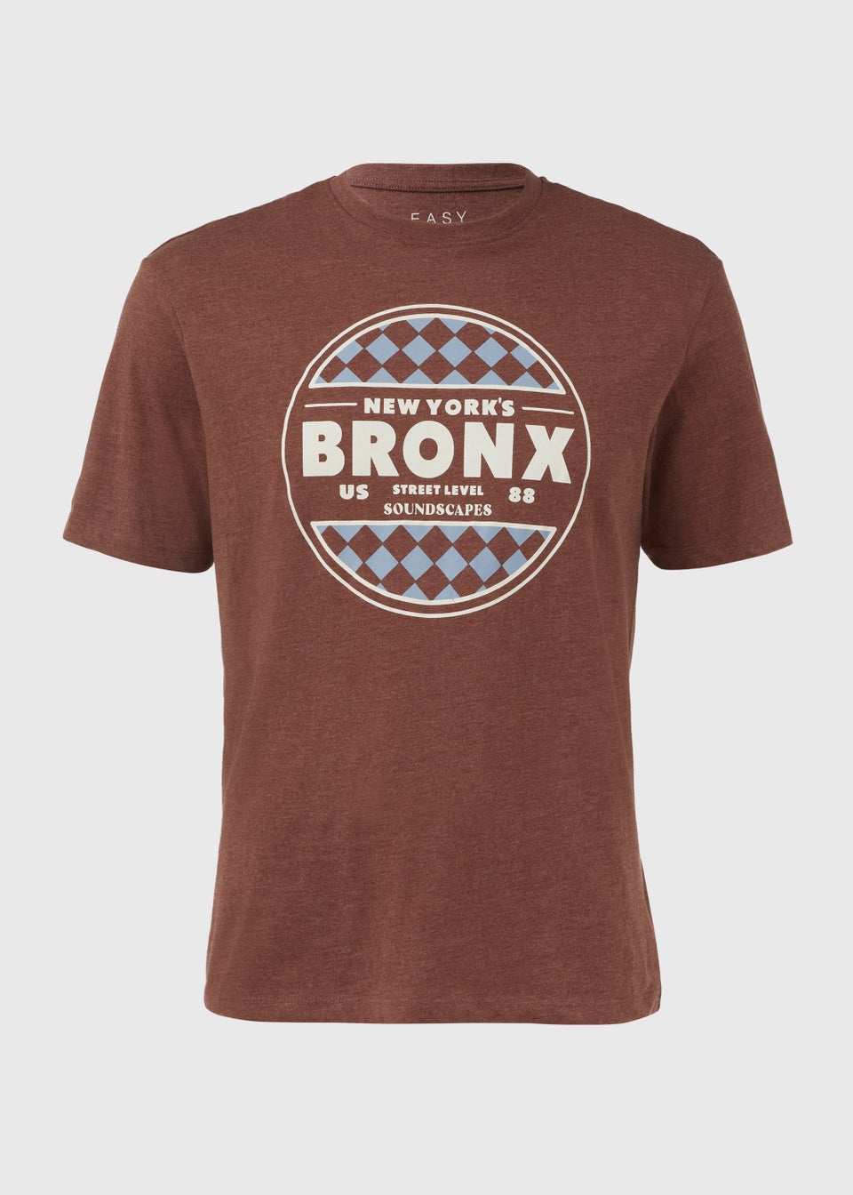 Brown Beer Print T-Shirt
