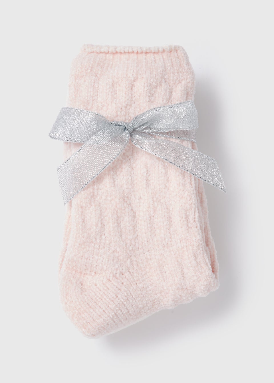 Pink Textured Cosy Socks