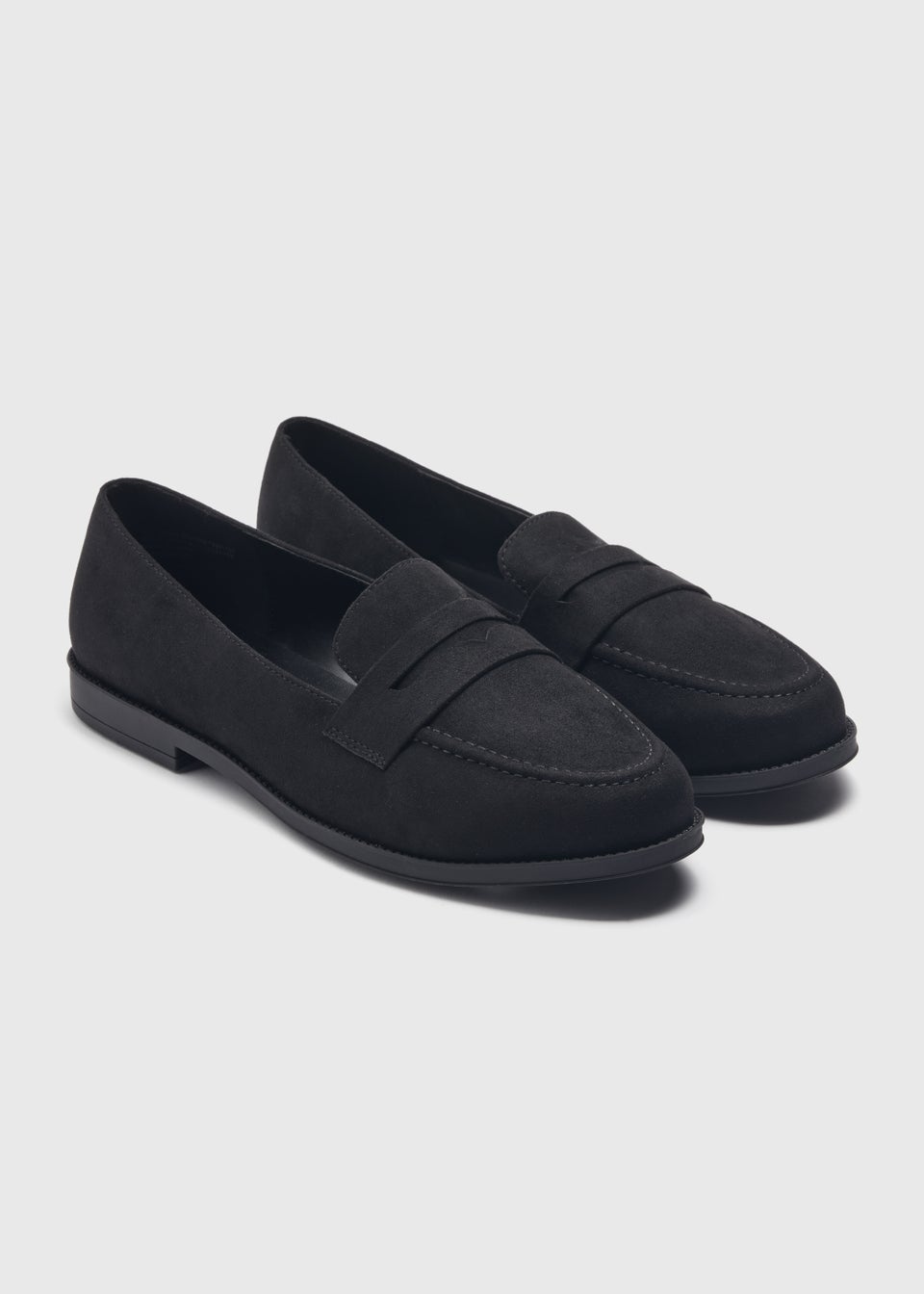 Black Basic Wide Fit Loafers