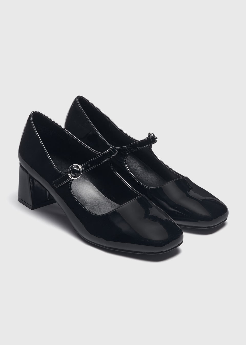 Black T-Strap Vintage Mary Jane Kitten Heels – Unique Vintage