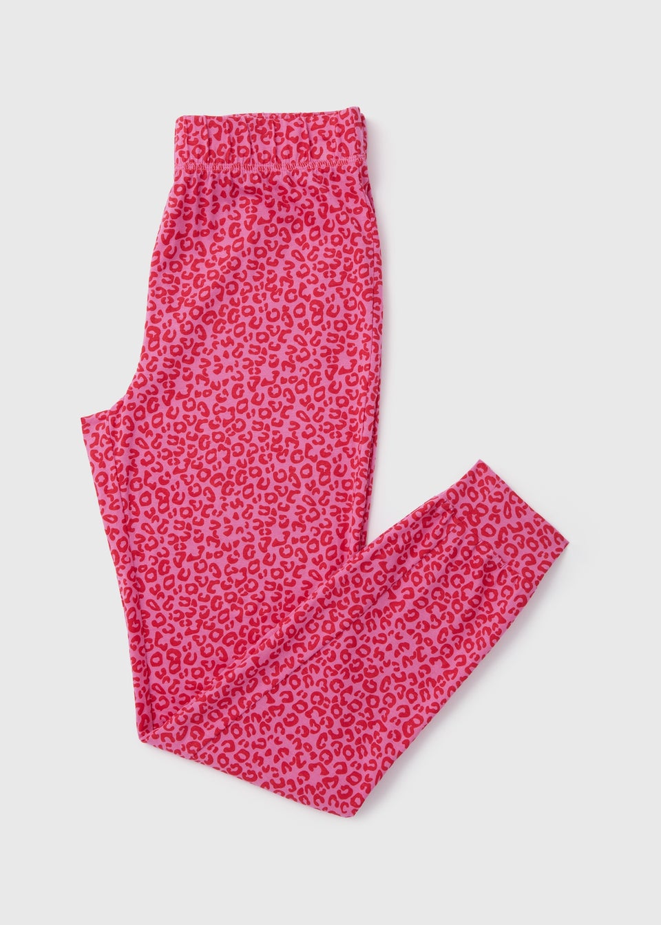Pink Leopard Print Pyjama Bottoms