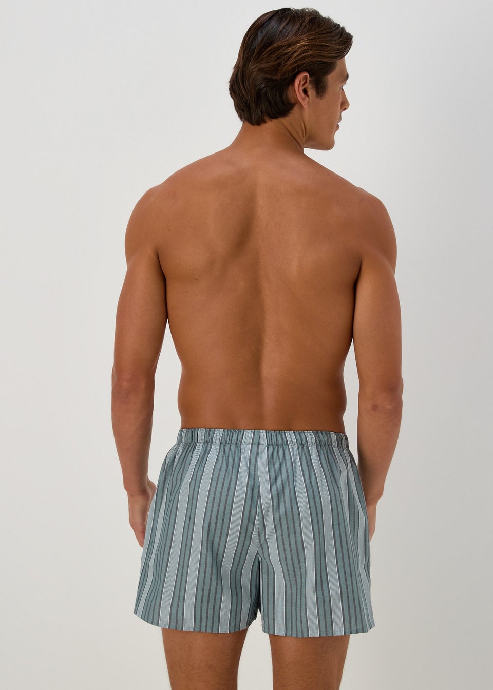 Woven Striped Boxers