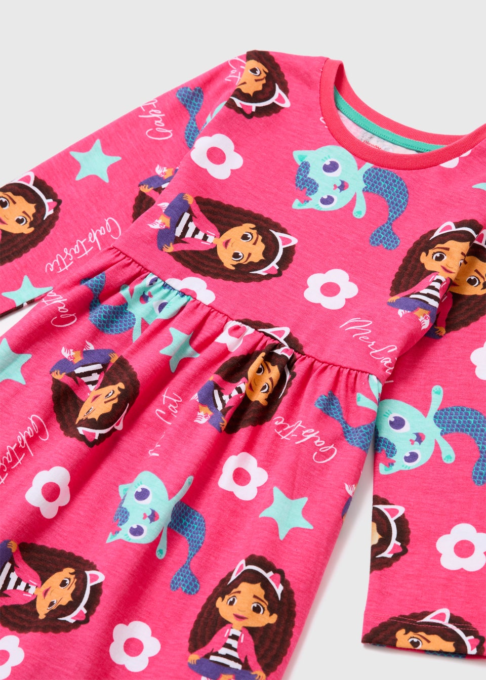 Kids Pink Gabby's Doll House Print Dress (18mths-6yrs)
