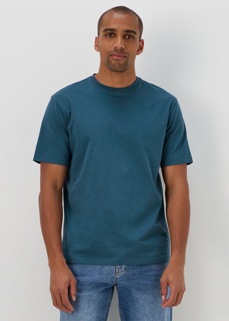 Blue Essential Crew Neck T-Shirt