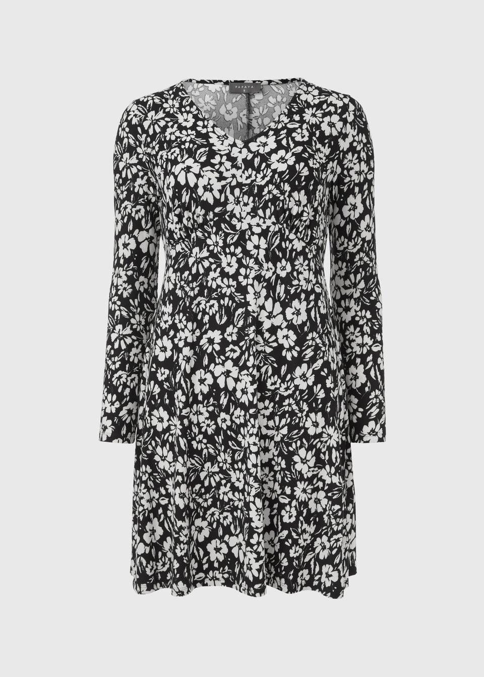 Black & White Supersoft Mini Dress