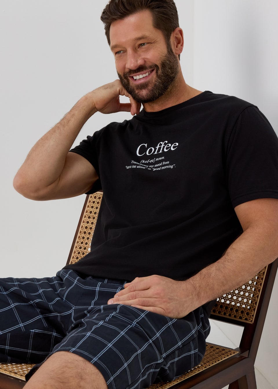 Black Coffee Definition Pyjama Set
