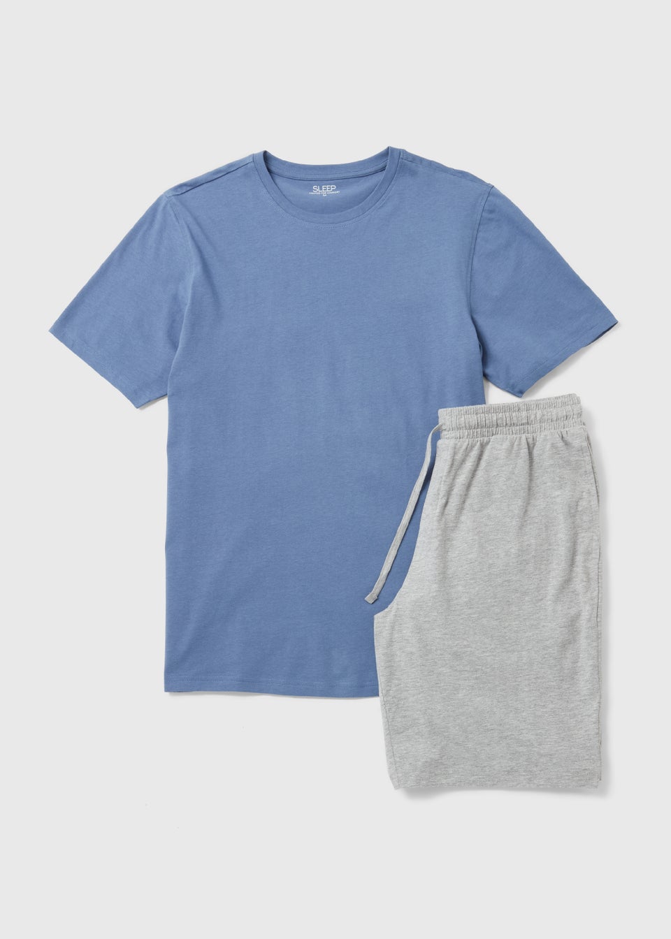 Blue & Grey Short Pyjama Set