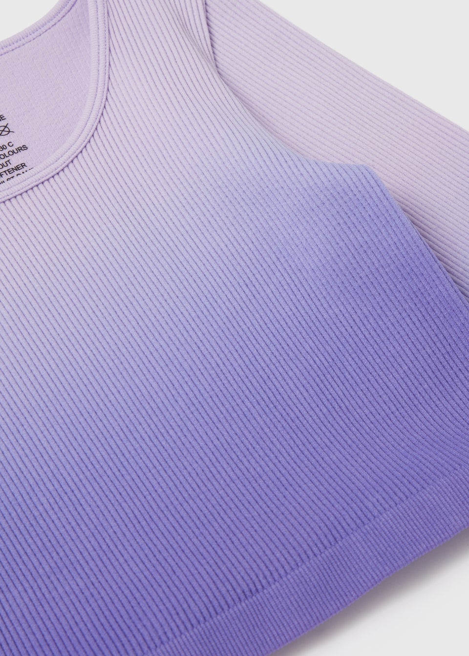 Girls Ombre & Lilac Seamless Long Sleeve Top (7-15yrs)