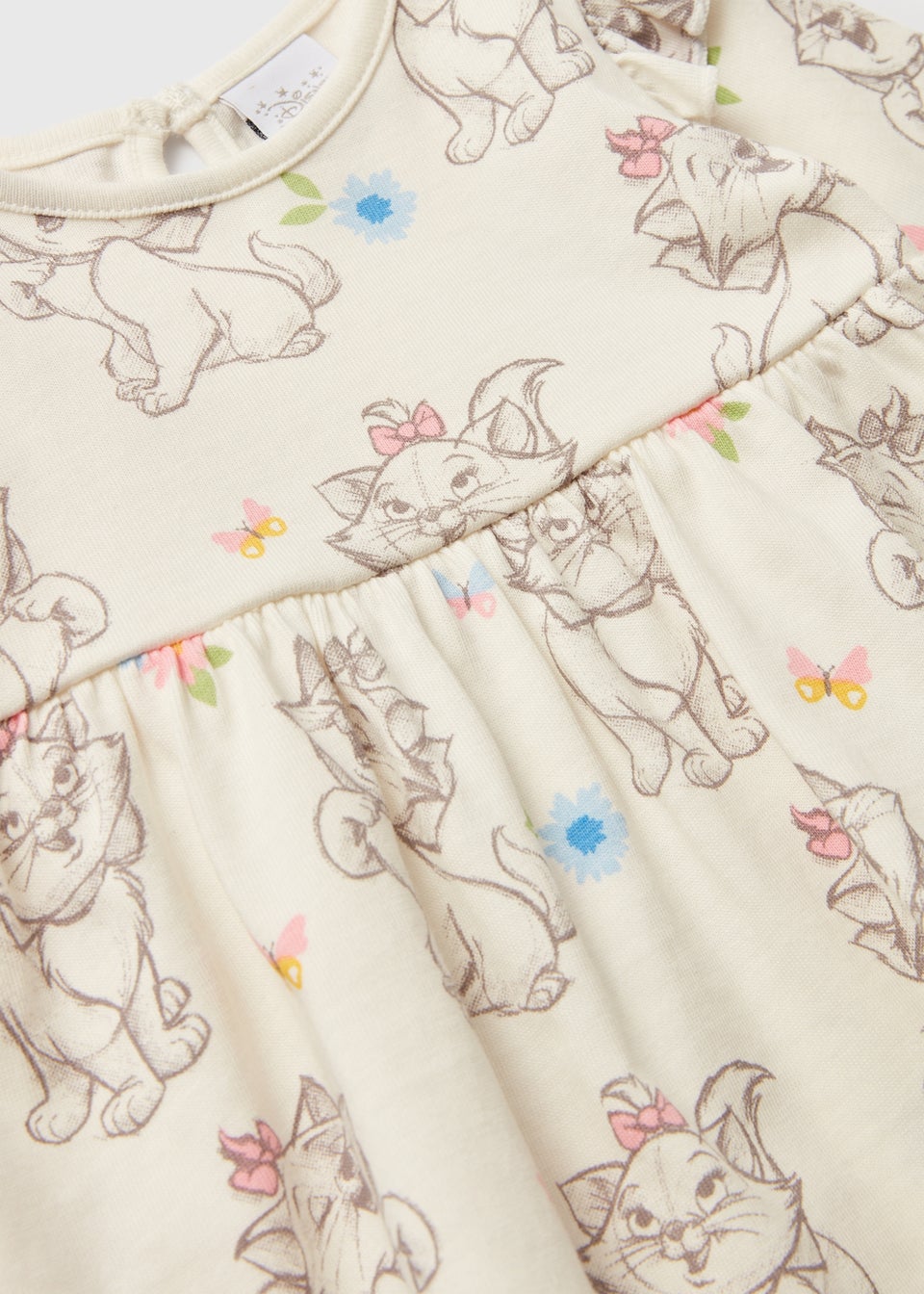 Disney Aristrocats Girls Long Sleeve Dress (Newborn-23mths)