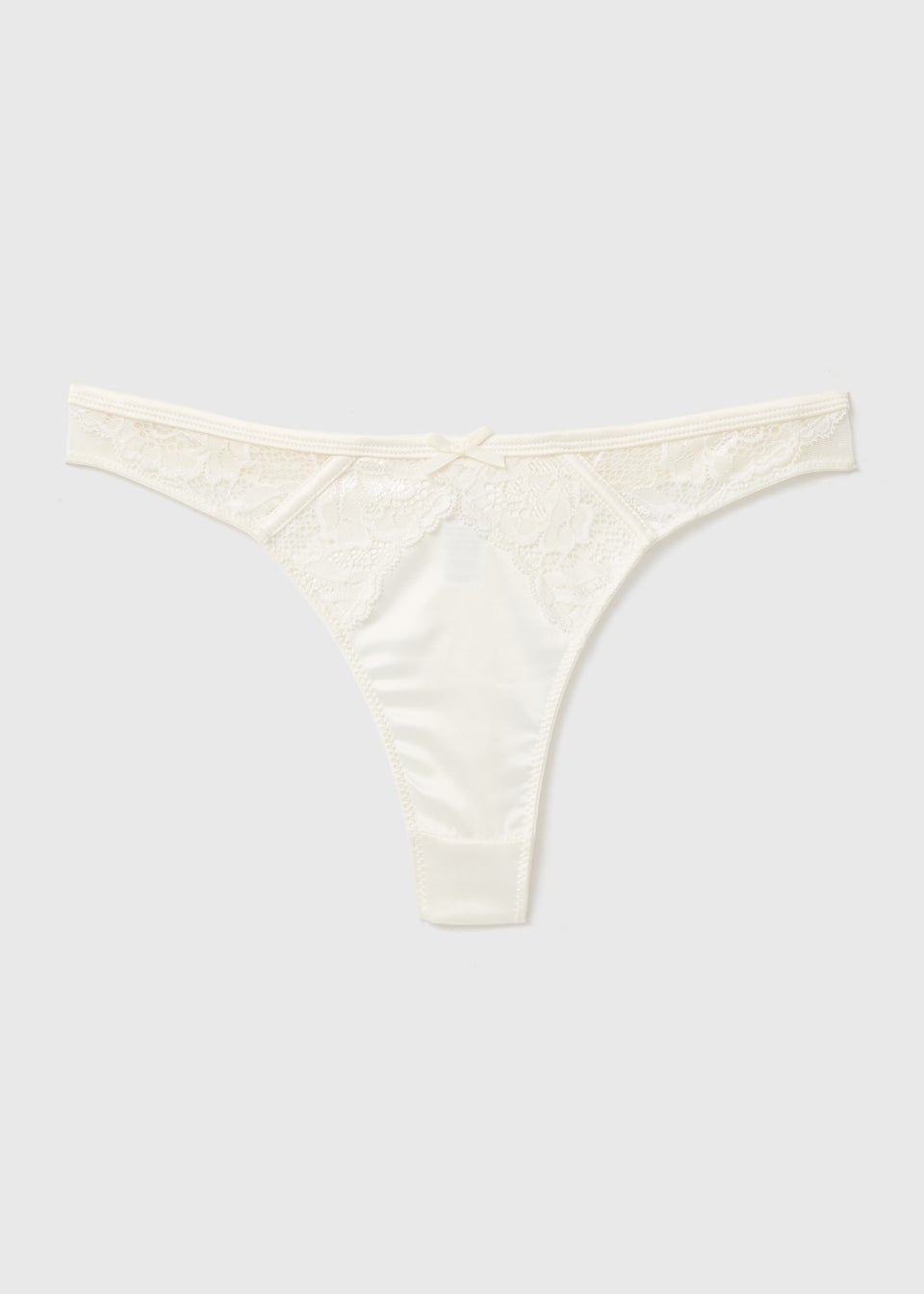 Cream Bridal Thongs