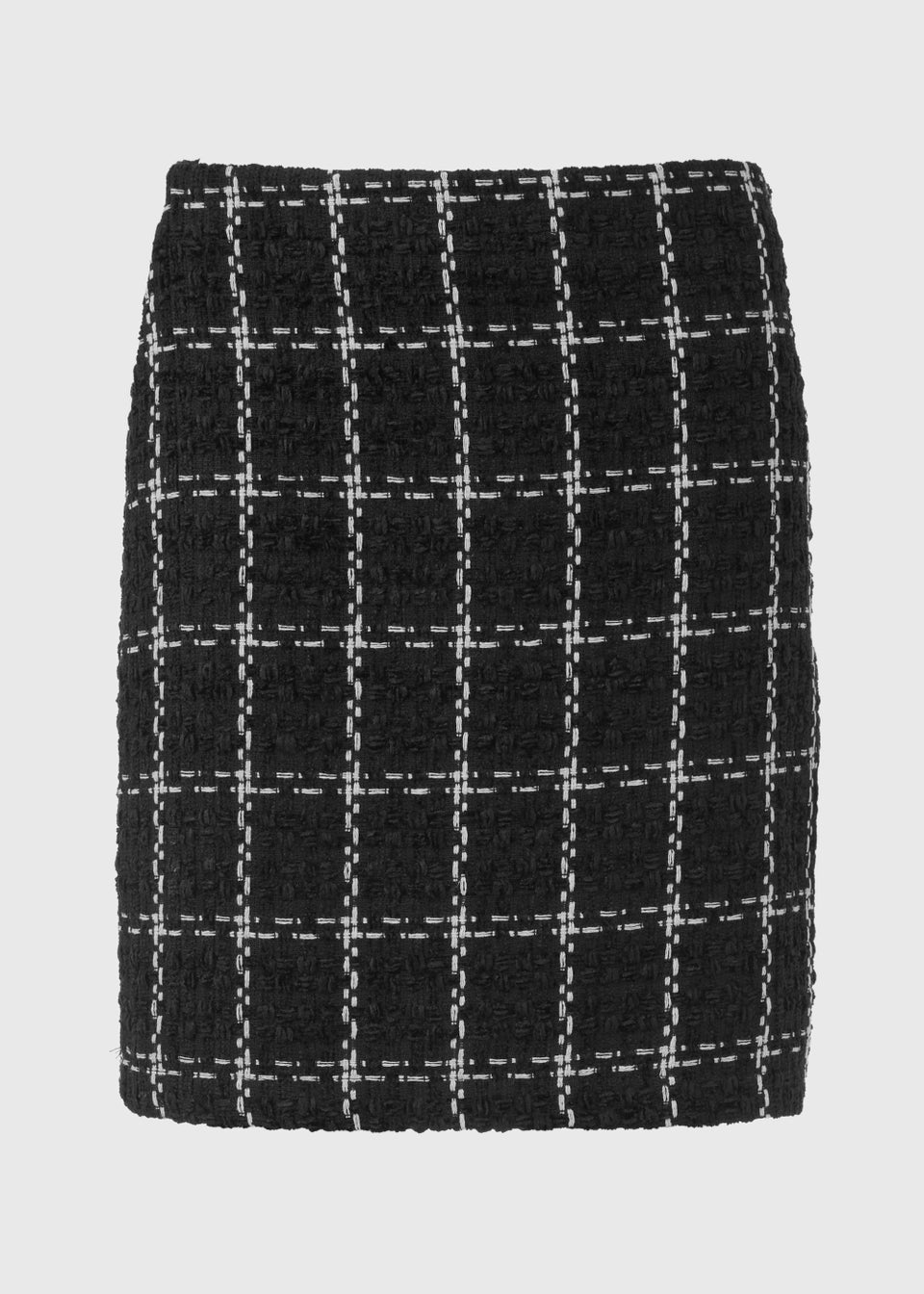 Black Boucle Skirt