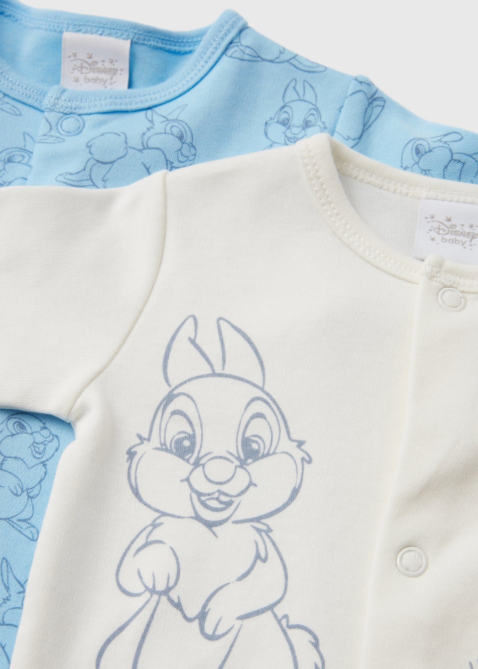 Disney Baby 2 Pack Blue Thumper Sleepsuit (Tiny Baby-18mths)