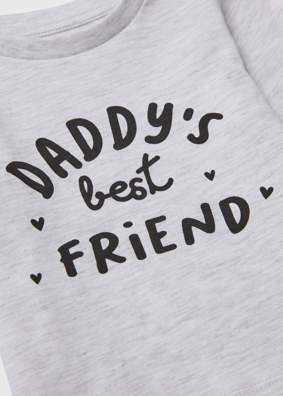 Boys Grey Daddy's Long Sleeve T-Shirt (Newborn-23mths)
