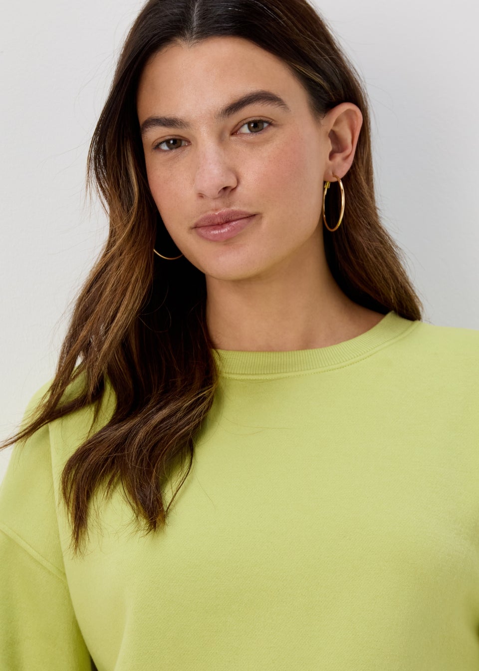Lime Longline Sweatshirt