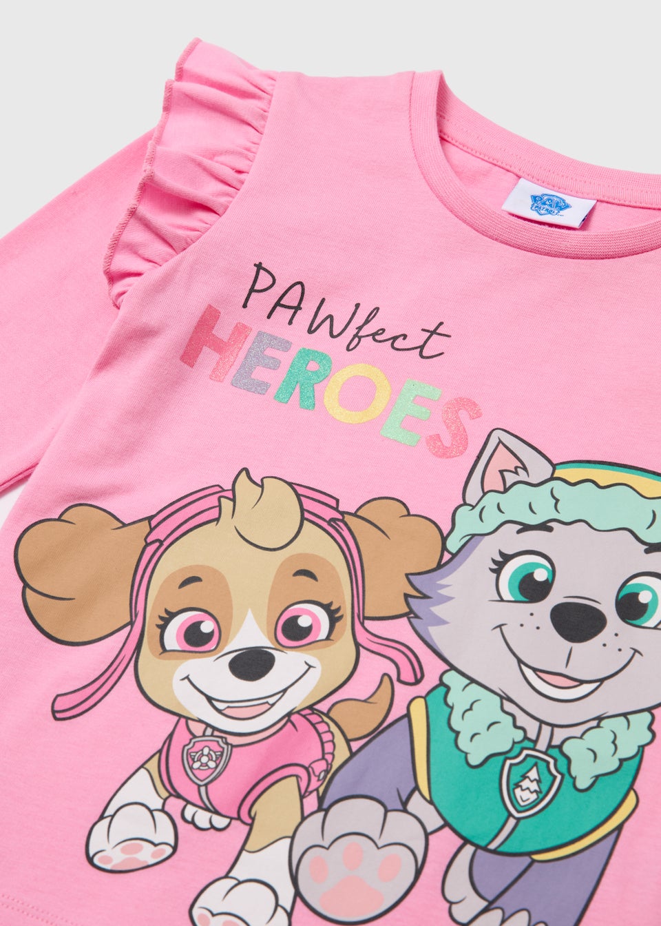 Kids Pink Paw Patrol Long Sleeve T-Shirt (9mths-6yrs)
