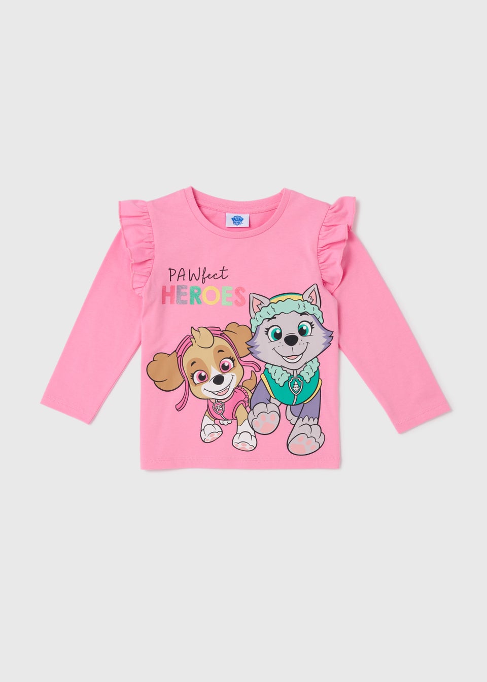 Kids Pink Paw Patrol Long Sleeve T-Shirt (9mths-6yrs)