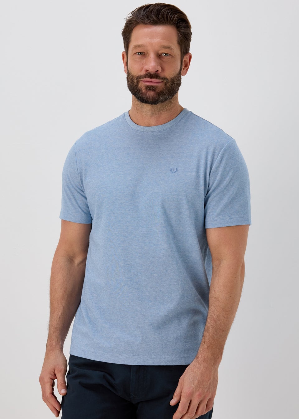 Lincoln Light Blue Stripe Feeder T-Shirt