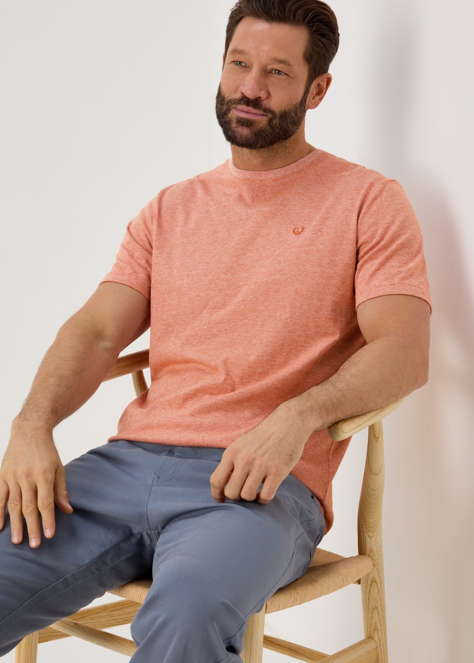 Lincoln Orange Feeder Stripe T-Shirt
