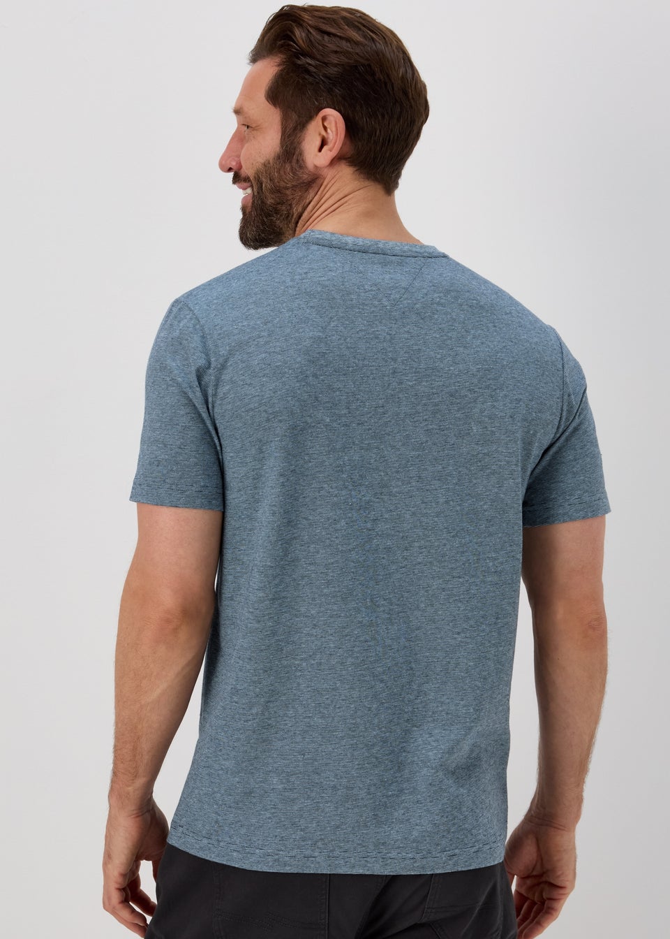 Lincoln Blue Feeder Stripe T-Shirt