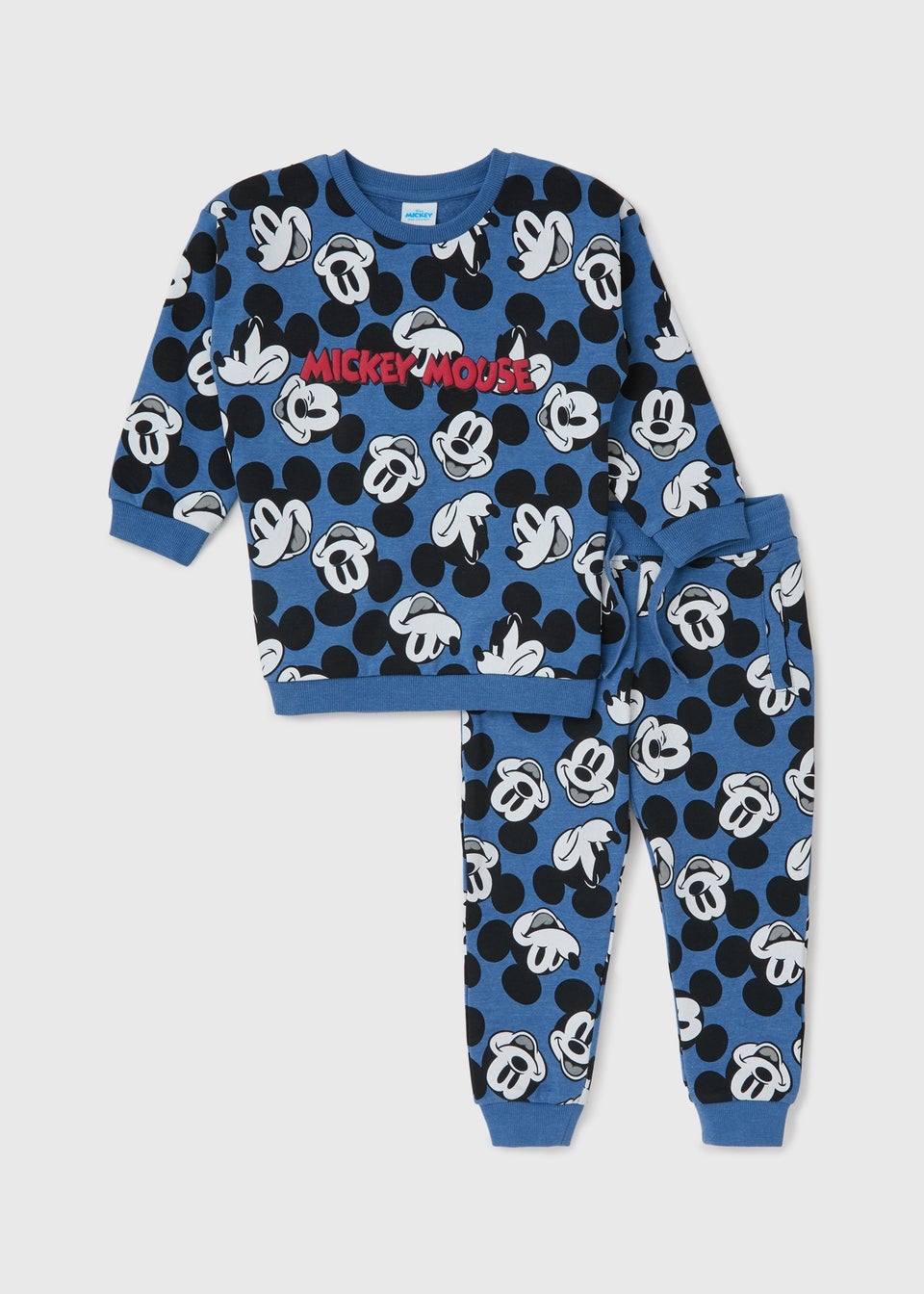 Disney Mickey Mouse Boys Blue Sweatshirt Set (9mths-6yrs)