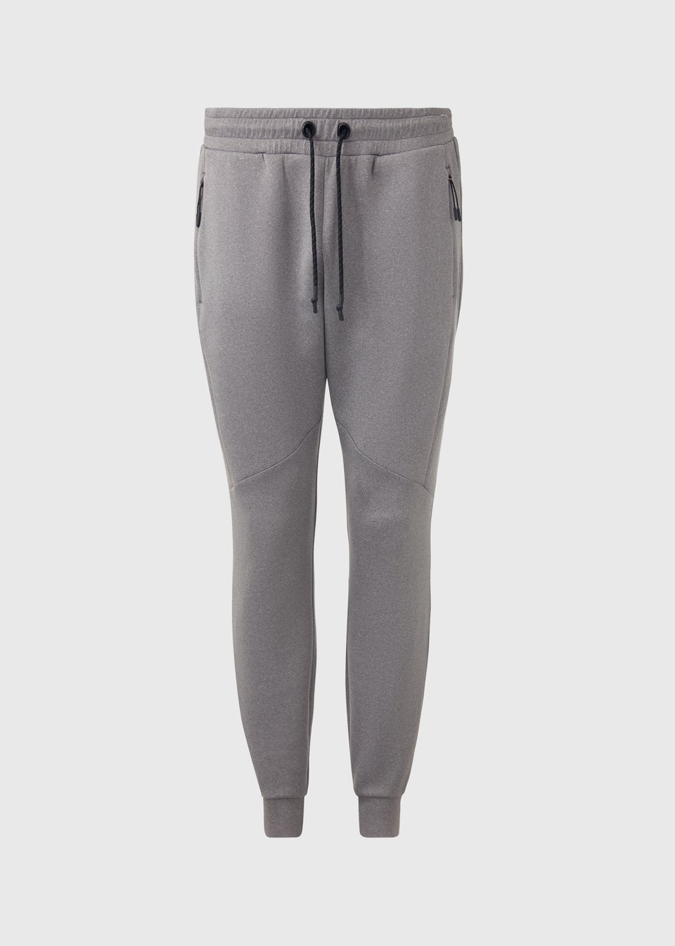 US Athletic Light Grey Two Tone Bonded Joggers