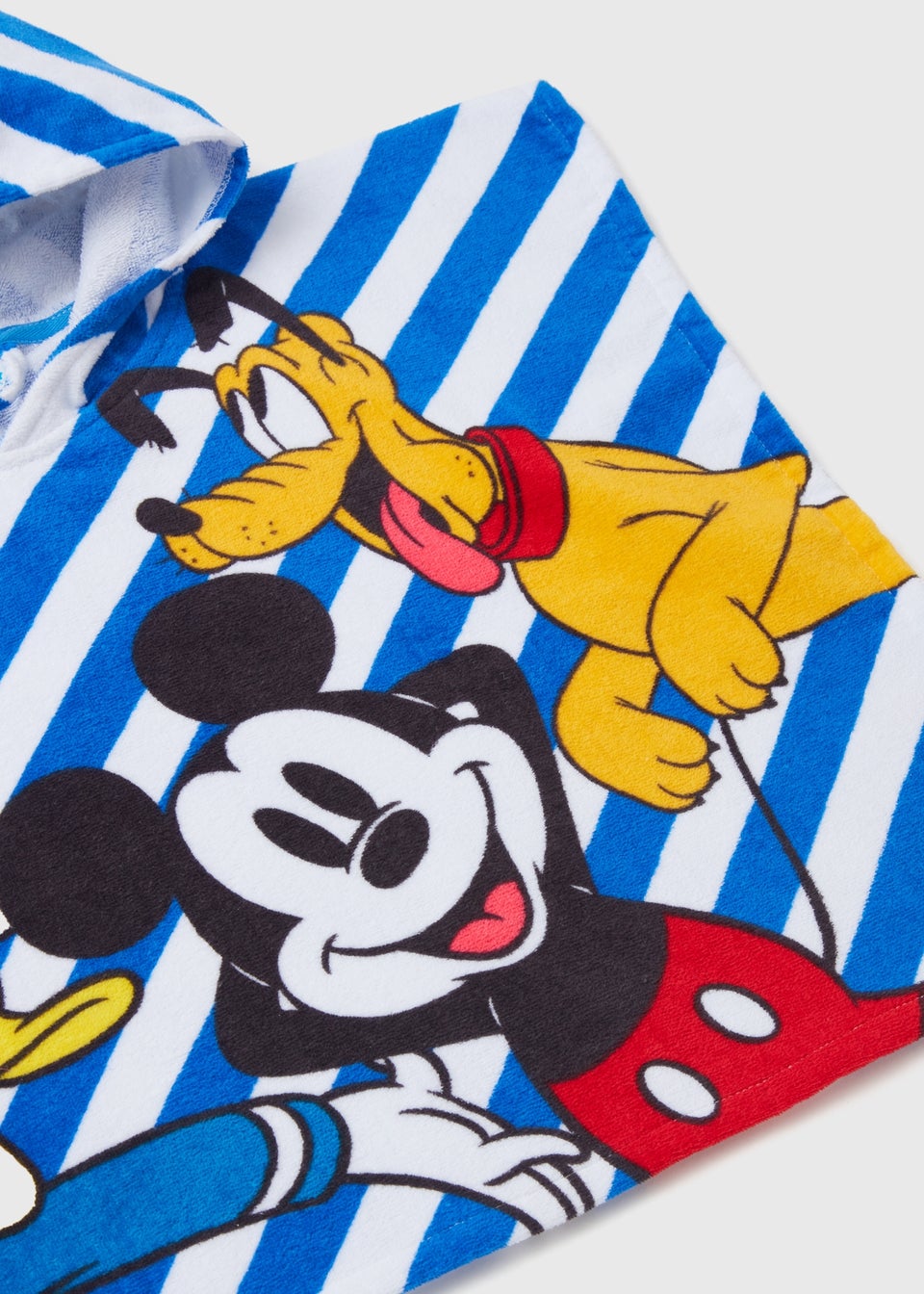Kids Blue Mickey Mouse Poncho (6mths-5yrs)
