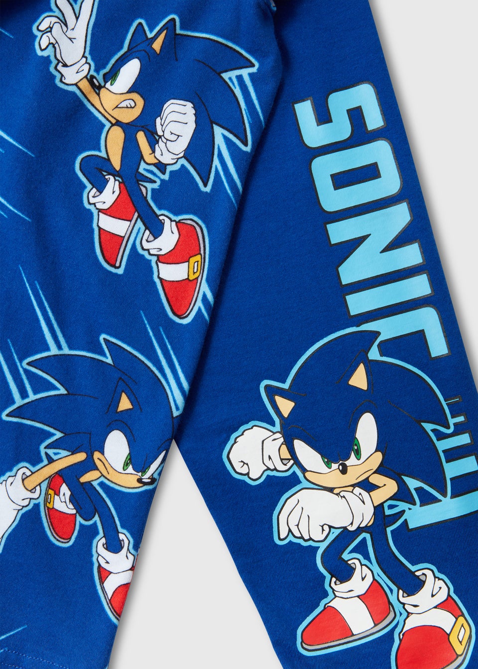 Kids Blue Sonic The Hedgehog Pyjama Set (4-12yrs)