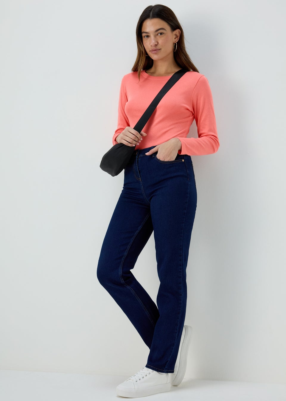 Peach Long Sleeve T-Shirt