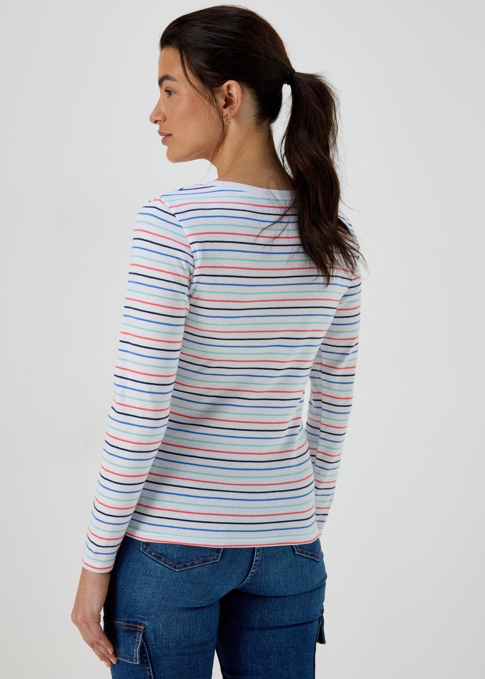 Multicoloured Perfect Stripe Long Sleeve T-Shirt
