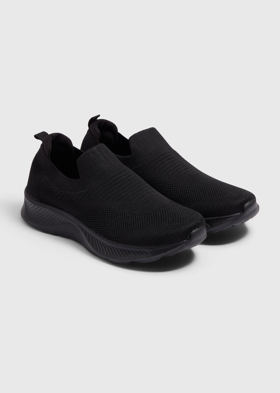 Black Slip On Trainers Matalan