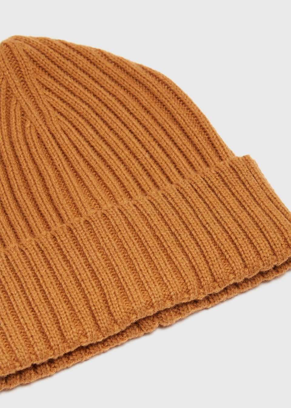 Mustard Thick Ribbed Essential Beanie
