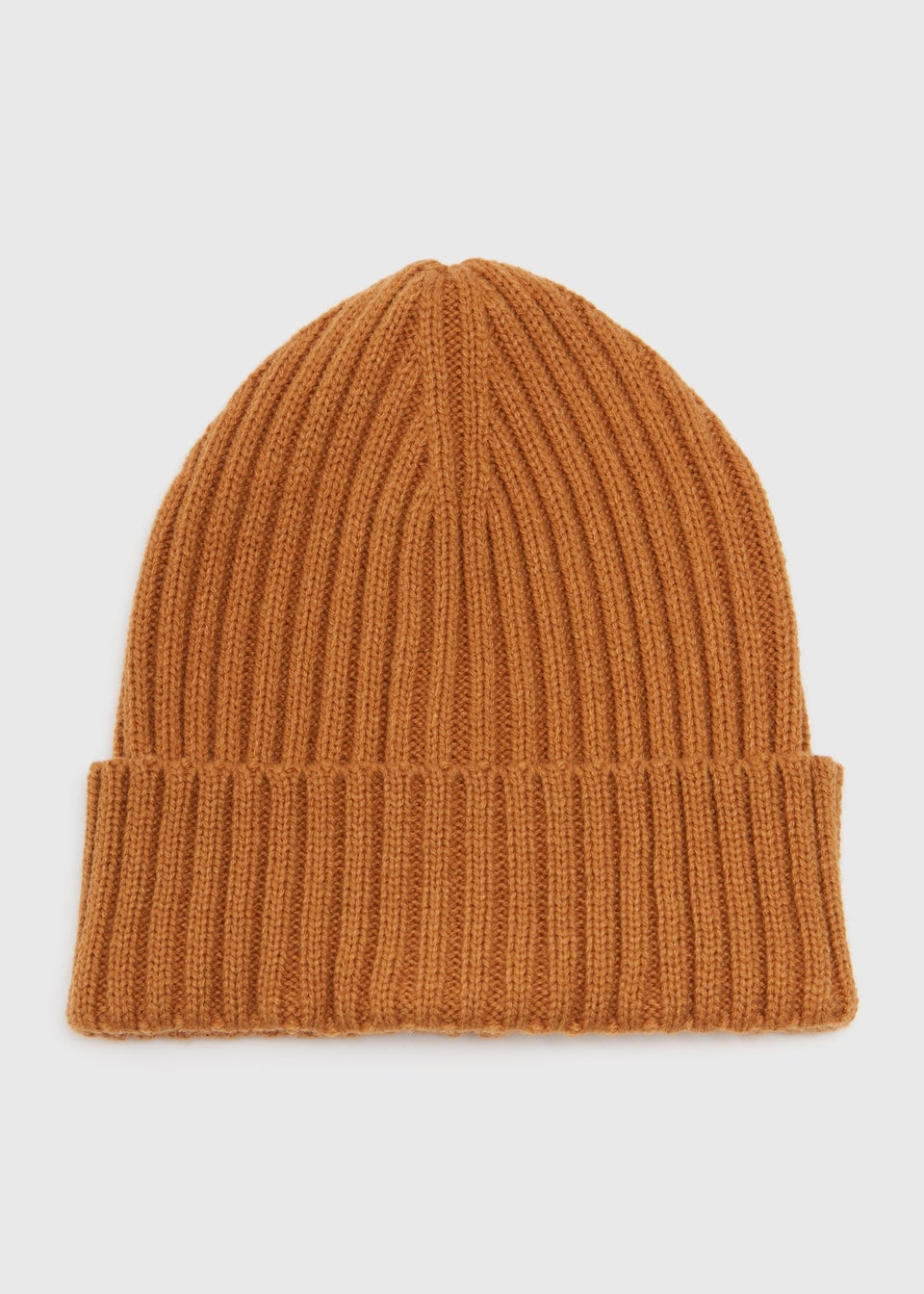Mustard Thick Ribbed Essential Beanie