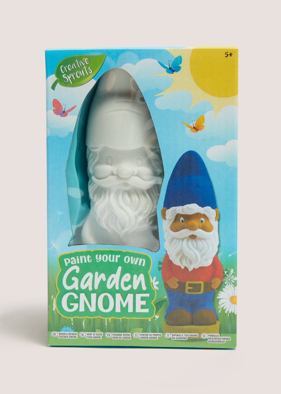 Paint Your Own Garden Gnome (8cm x 12cm x 19cm)