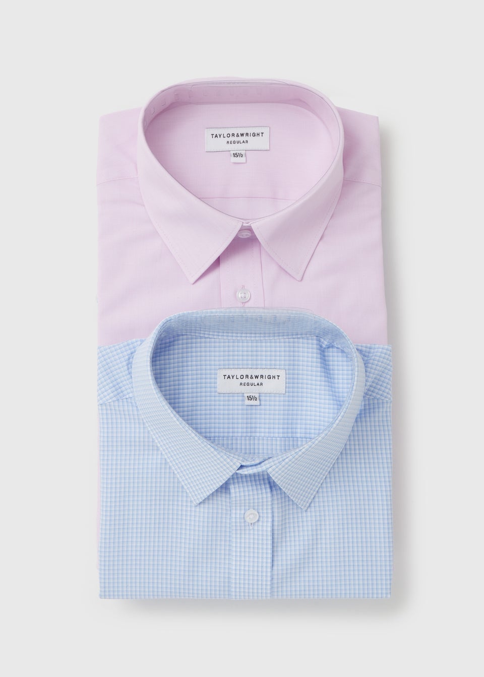 2 Pack Taylor Wright Formal Shirts