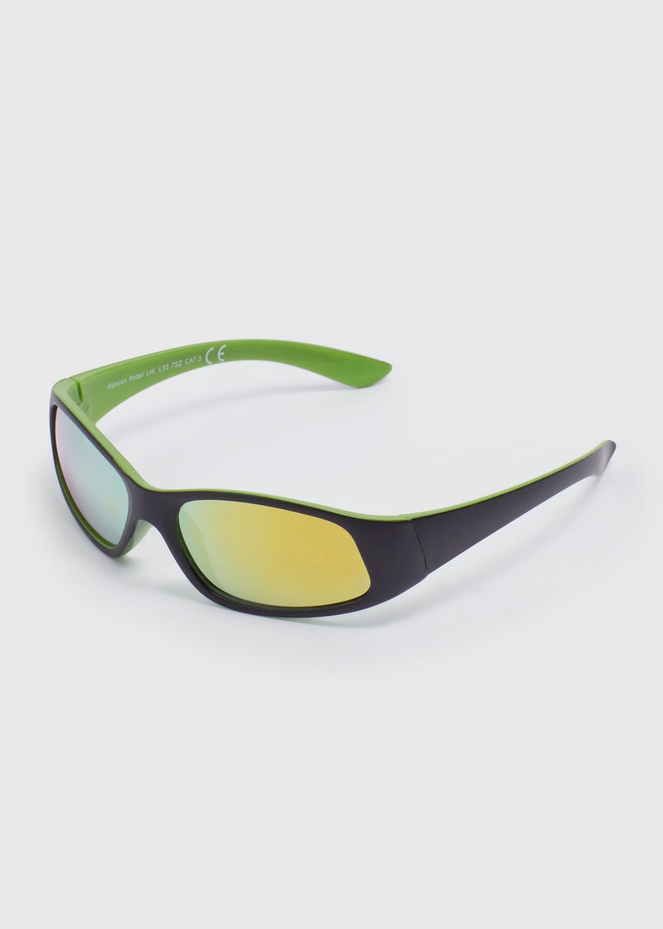 Kids Black Sports Wrap Sunglasses (3+yrs) - Matalan
