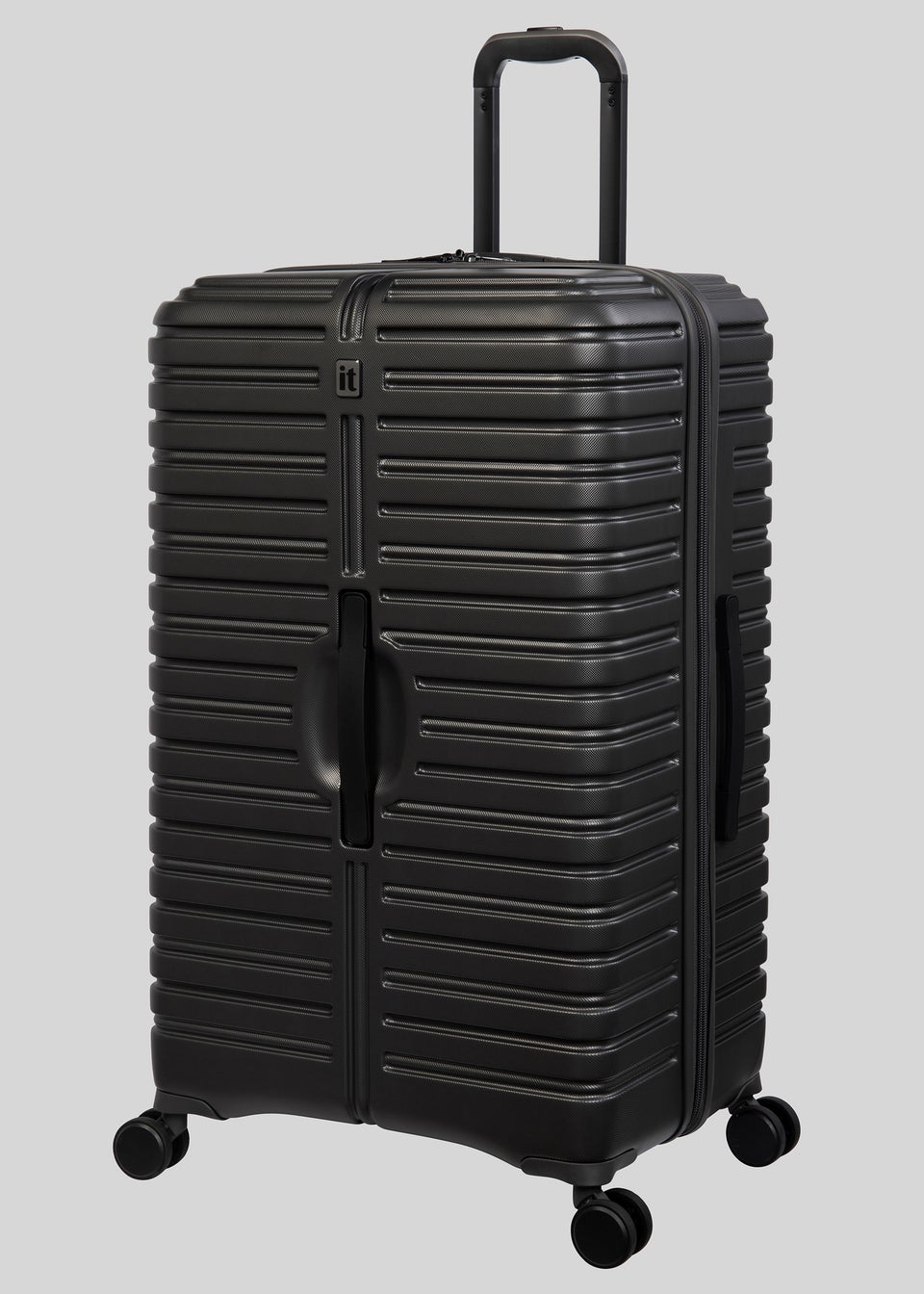 IT Luggage Grey Jumbo Suitcase