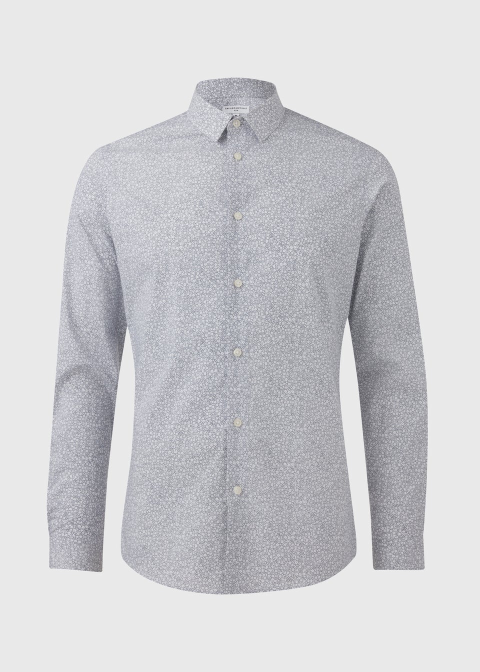 Taylor & Wright Grey Floral Slim Fit Shirt