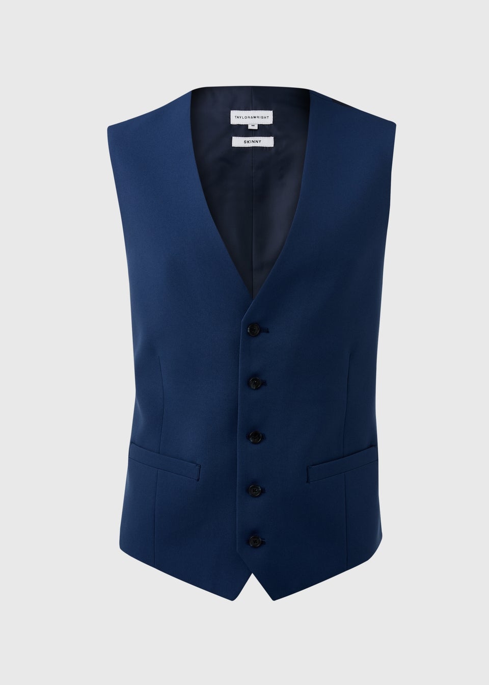 Taylor & Wright Panama Blue Suit Waistcoat