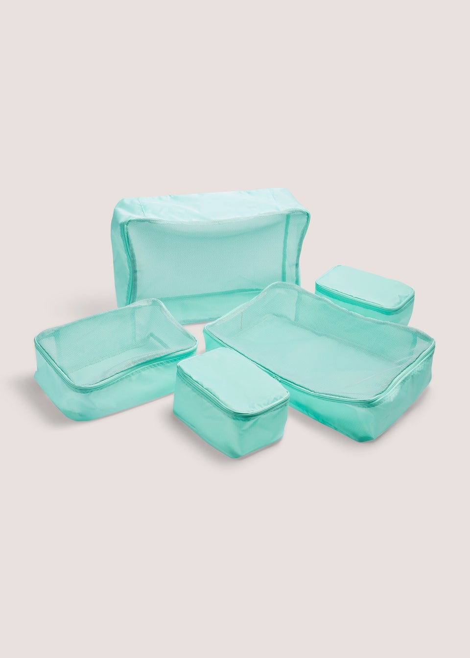 5 Pack Mint Packing Cubes