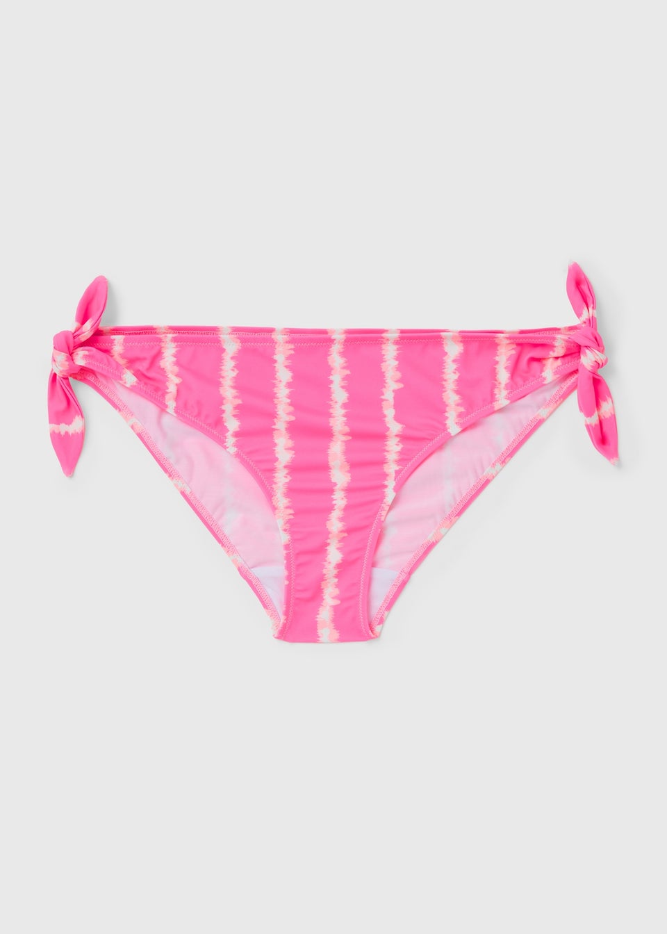 Pink Tie Dye Twist Bikini Bottoms
